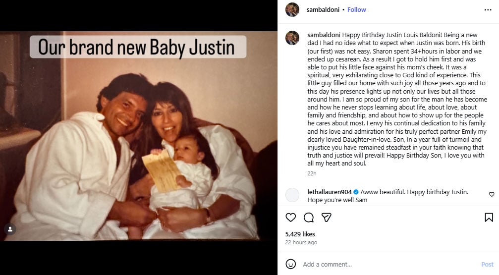 Justin Baldonis dad declares truth and justice will prevail amid Blake Lively legal drama